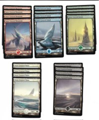 playset of 20 snow-covered basic lands